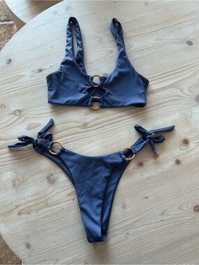 Zaful Navy Bikini Size Small